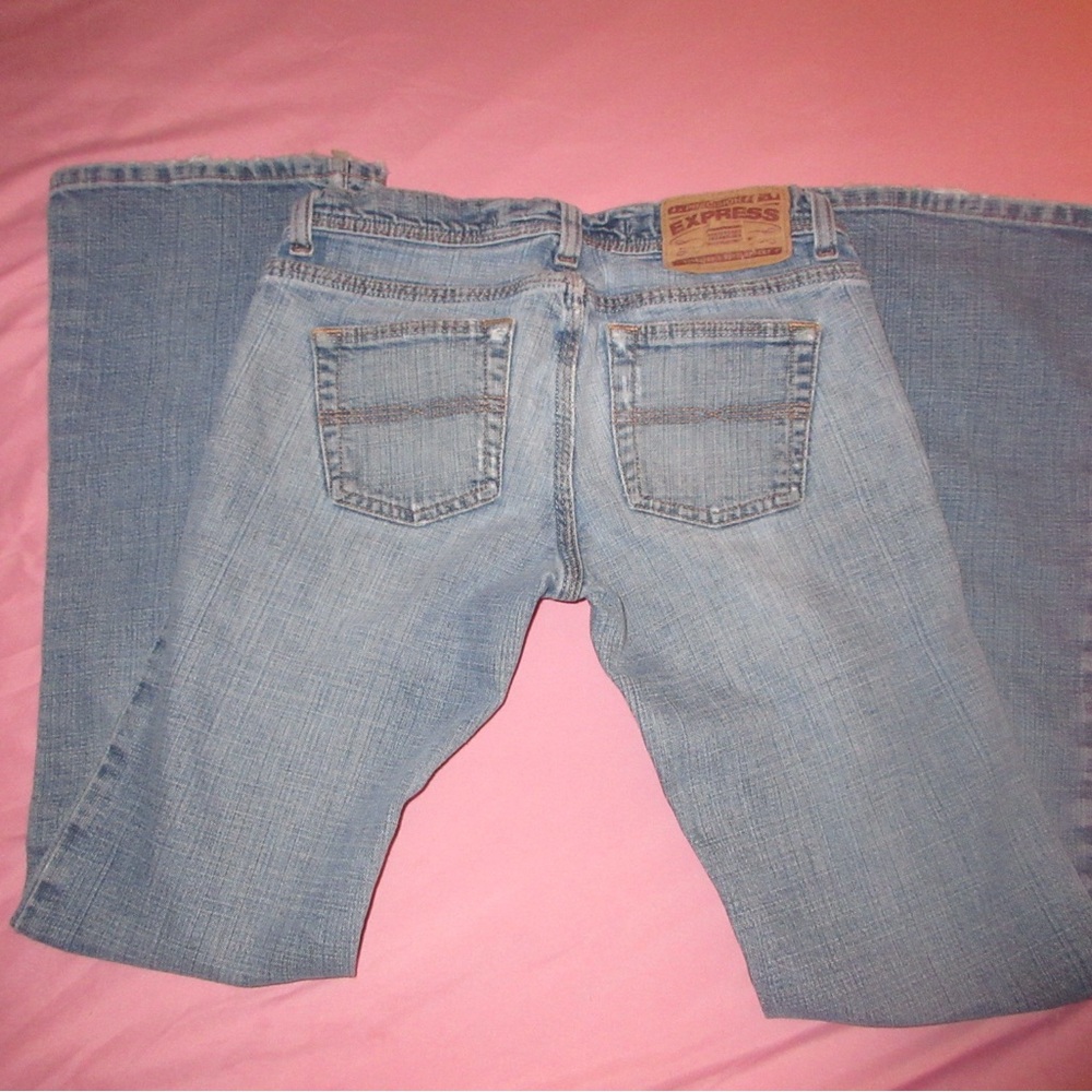 Vintage Express Light Blue Low Rise Jeans
